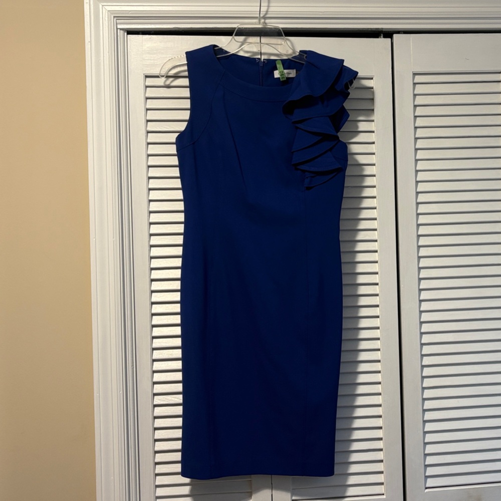 Calvin Klein Royal Blue Midi Dress